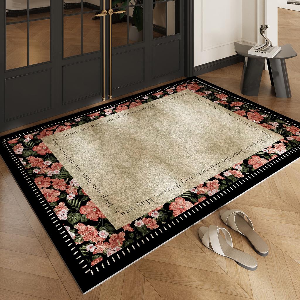 Carpet Door Mat Doorstep Non Slip Foot Mat for Home Use Entrance Carpet Anti Fouling Foot Mat