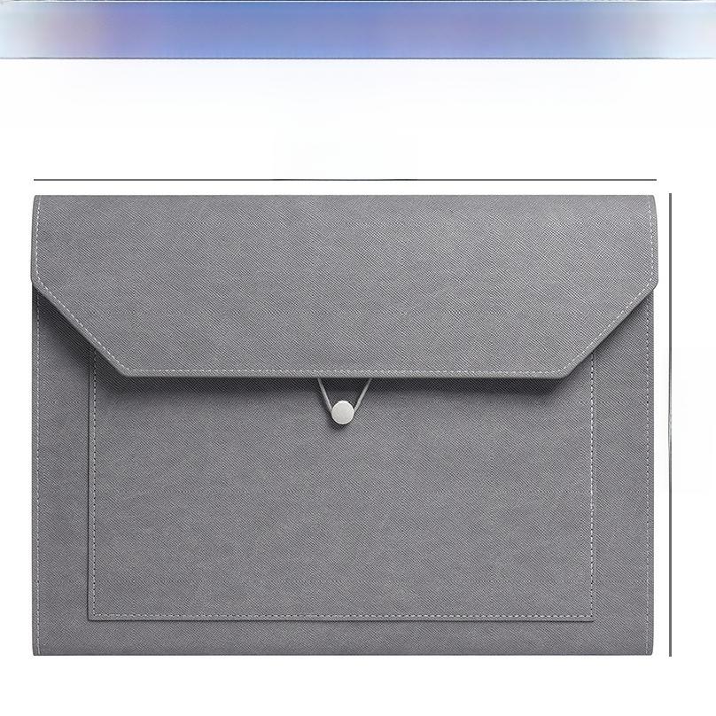 Leather document bag/folder, A4/A5 size, for official documents and materials storage bag for office school homework use