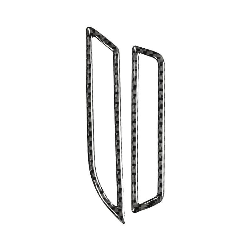 For Volkswagen Golf 7 Gti R Gte Gtd Mk7 2013- Carbon Fiber Car Dashboard Air Vent Frame Cover Trim Sticker Car Accessories