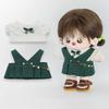Stuffed Dolls 20cm Doll Clothes Dress Up Doll Uniform Set Fashion Cotton Dolls Outfit  DIY Toy