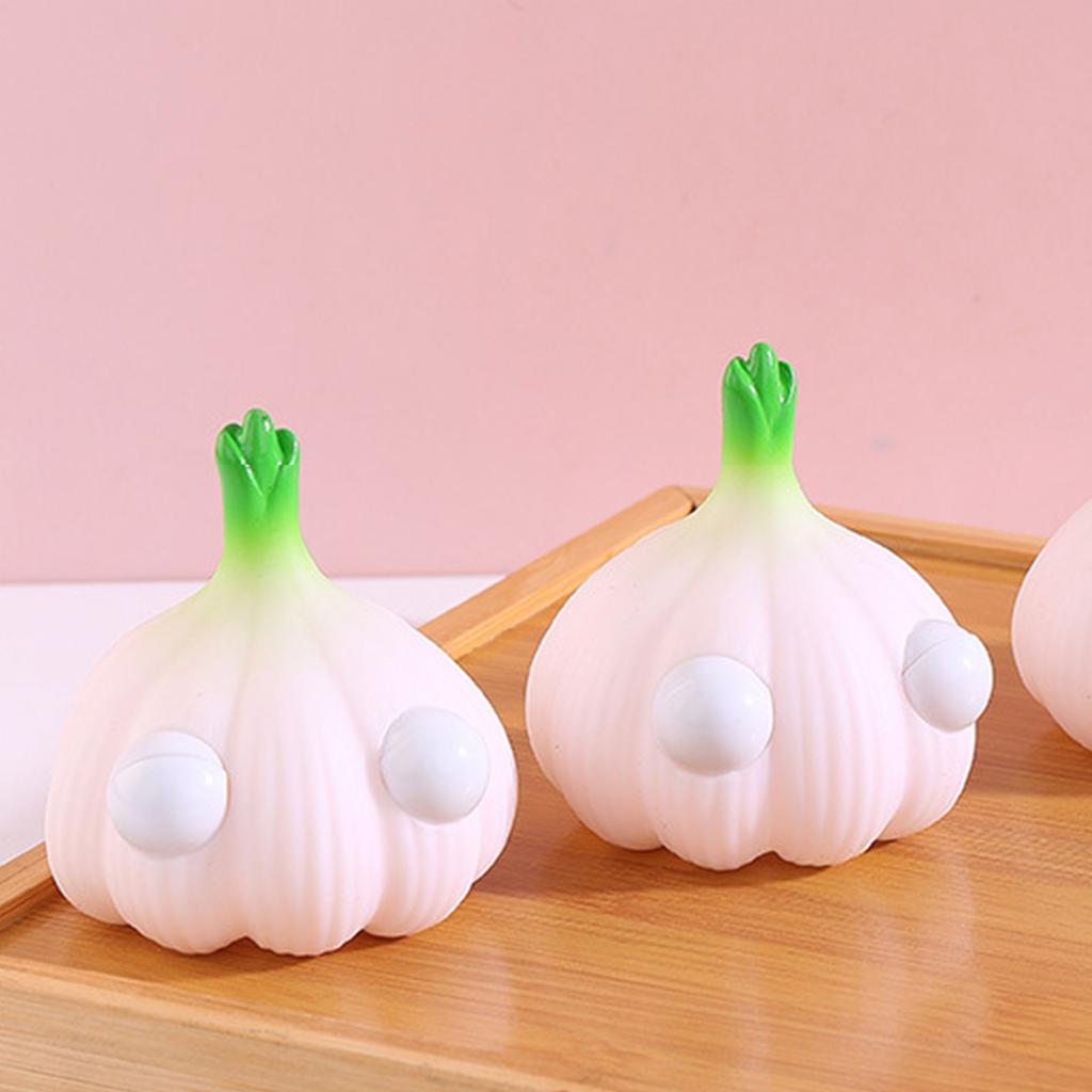 Squeeze Toy Garlic Shape Eyes Popping Toy Eyeballs Holding Sensory Toy Pressure Release Toy Eyes Popping Funny Gift