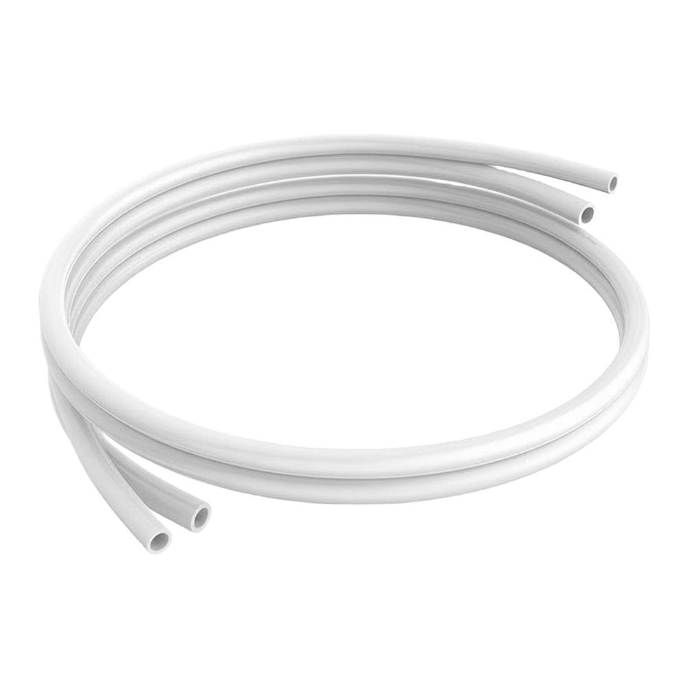White 1.5 Meter PE Double Pipe Water Hose Inlet Drain Connector Set For ESpring Water Purifier Installation Home Improvement