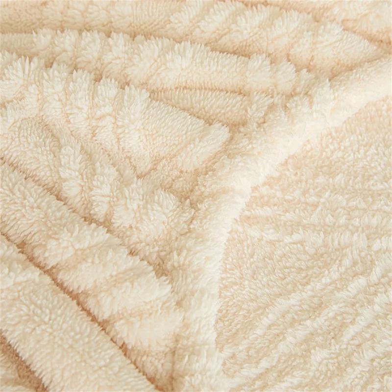 Winter Velvet Mattress Cover Thicken Warmth Bed Cover Bedsheet Bed Linen Soft Plush Warm Fitted Sheet Winter Velvet Bedcloth