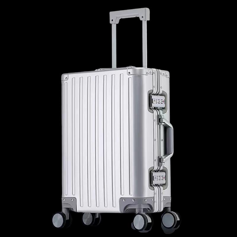 OEING Aluminum-Magnesium Alloy Spinner Luggage