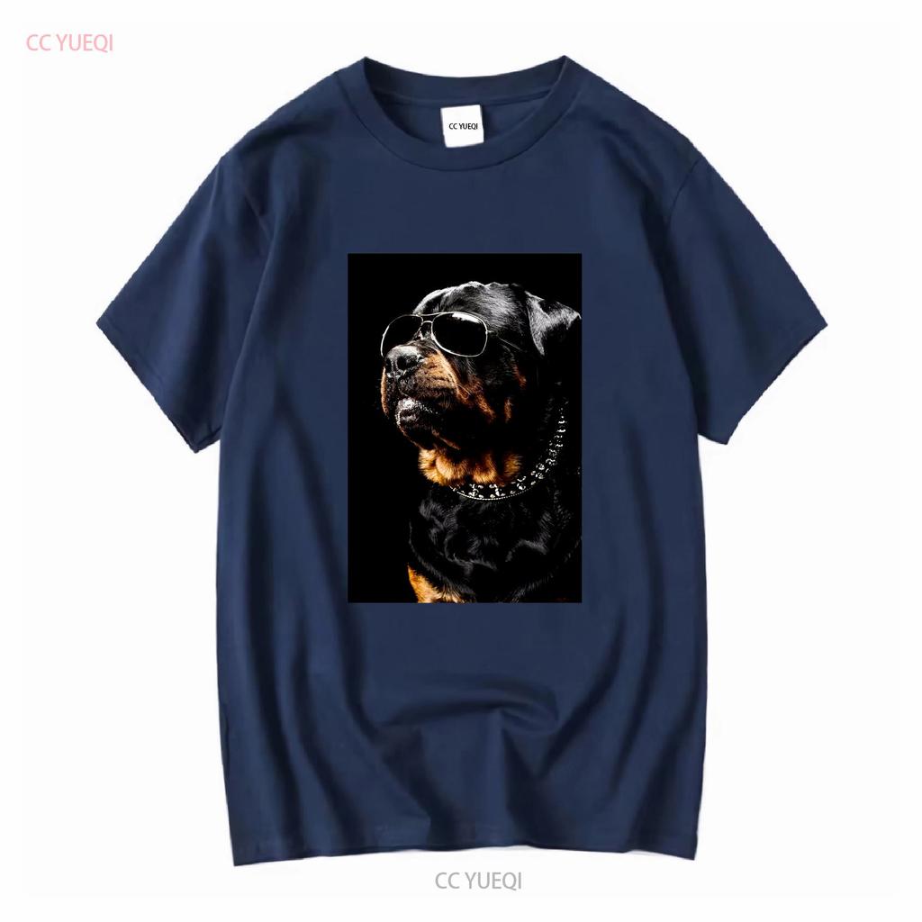 Unisex Unisex Shirt Cult T Rottweiler Long Or Short Sleeves Vintage Washed Fashion Top For Everyday Wear Streetwear Homme