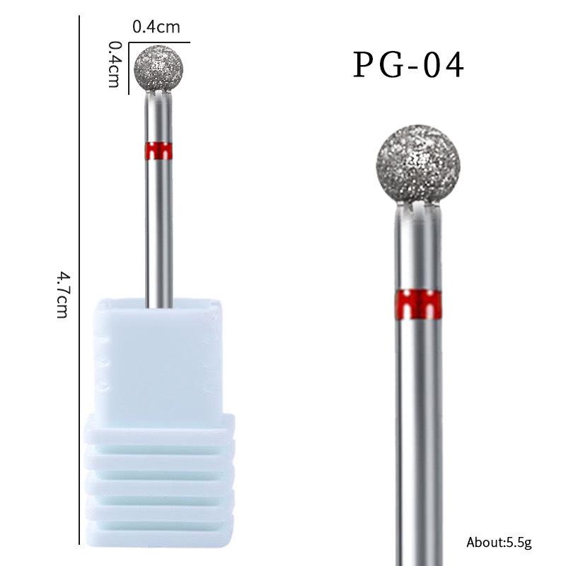 Russischer Diamantschleifer Maniküre-Werkzeug zur Nageloberflächen-Vorbehandlung