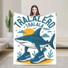 Italian Brainrot All Stars Funny Meme Blankets Fleece Spring Autumn Multi-function Warm Throw Blankets for Bedding Travel Quilt