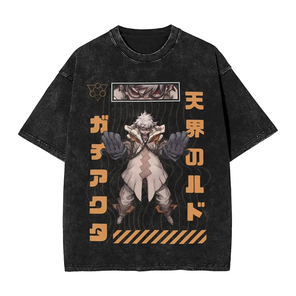 Japan Anime Gachiakuta Graphic Print TShirt Harajuku Streetwear Fashion Vintage Oversized Men Women Cotton Solf Summer New Tees
