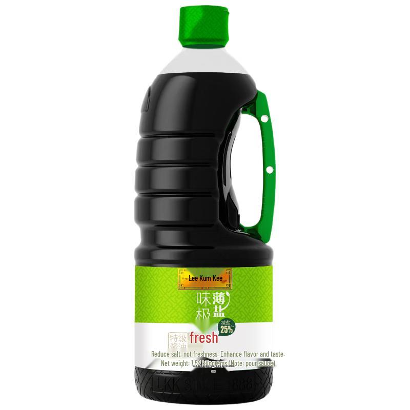 Lee Kum Kee Reduced Salt Premium Light Soy Sauce 1.52kg