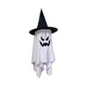 Halloween Decoration with LED Light Glowing Hat Hanging Décor for Indoor Outdoor House