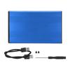   Enclosure 2.5in 5Gbps 2TB Capacity Anti Static Hard Drive Case with USB3.0 Interface for  Dows for OS X for   (Not Include Hard Disk)