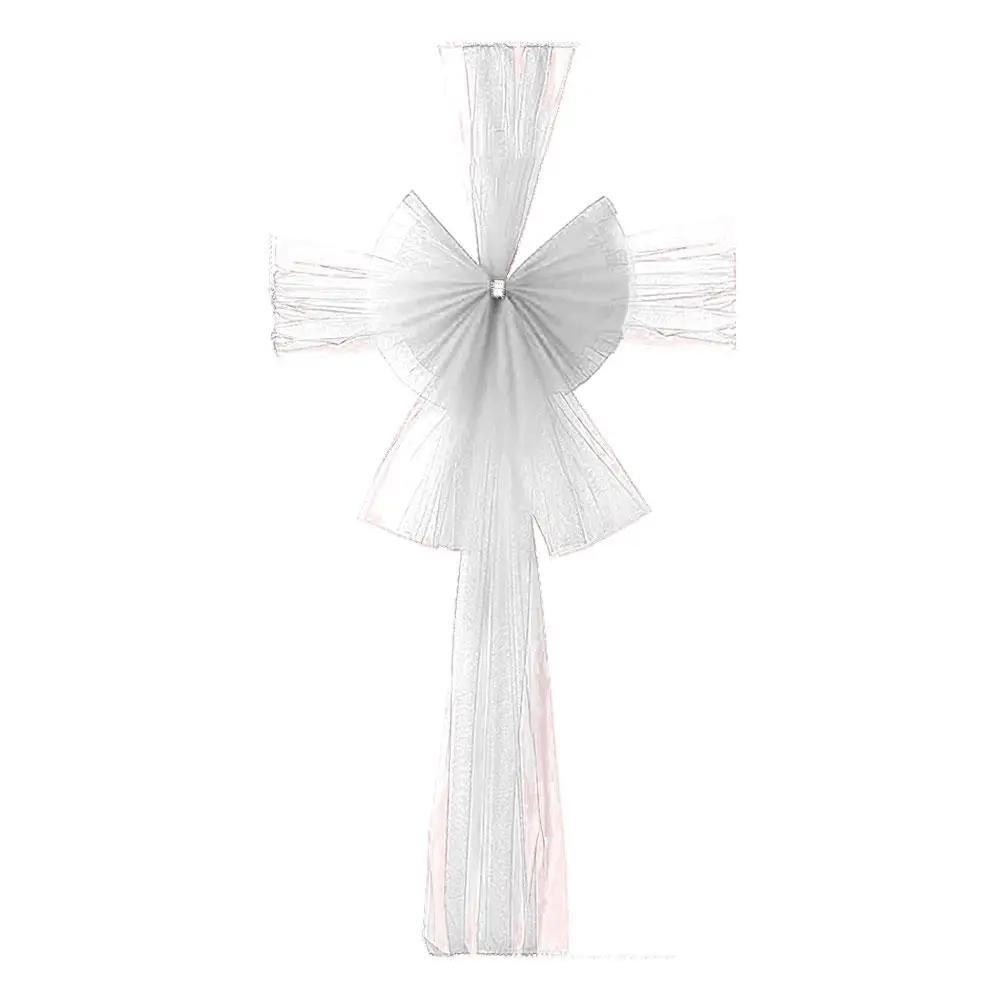 Elegant Traditional Deluxe Door Bow Christmas Bow Tie Door Wrap Wrap Bow Front Decoration DoorDecor Full Full Tie Large Rib G4F3