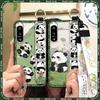 Panda Phone Holder Phone Case For Sony Xperia5 IV Durable Anti-knock Wristband Wrist Strap Waterproof Cute Soft case