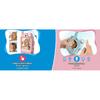 Video Walkie Talkies for Kids 2 Pack Rechargeable Intercom Walkie-talkie Cute 2 Inch Screen One-Click Call For Kids Gifts