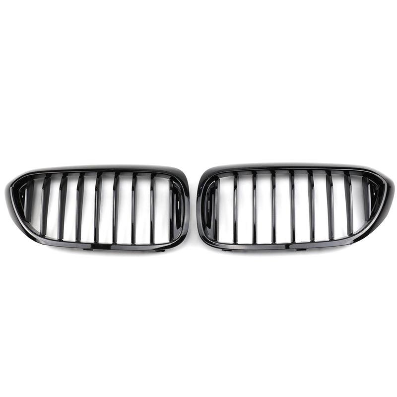 ABS Single Slat Gloss Black Grills Front Kidney Grill For Bmw 5 Series G30 G38 525I 530I 540I 550I 217- Car Replacement