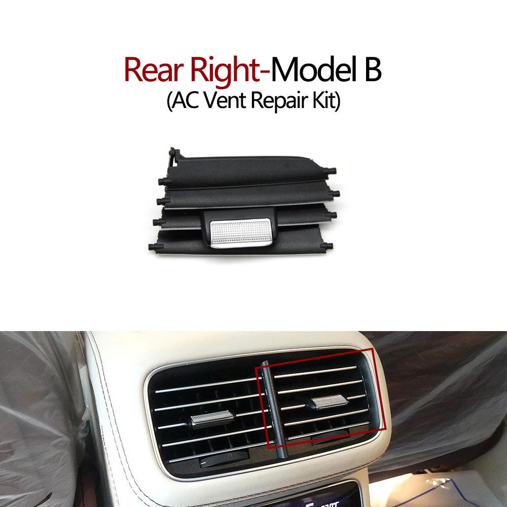 Car Rear Console Air Conditioner Air Outlet Grille AC Tab Clip Repair Kit Outer Frame For Mercedes Benz GLS GLE W167 2020-2025