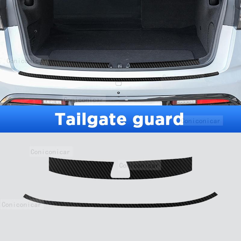 Car Door Sills Scuff Plate Threshold Protector Interior Imitation Carbon Fiber Sticker Accessories For BYD SEAL EV 2023-2025