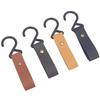 1/5Pcs Outdoor Camping Hooks Leather Hanging Hooks S-Shaped Rack Portable Camping Hangers Home Kitchen Storage Supplies