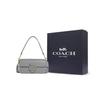 COACH Morgan Grain Leather, Suede Crossbody Bag, Shoulder Bag Women's Gray CF315-IMGRT
