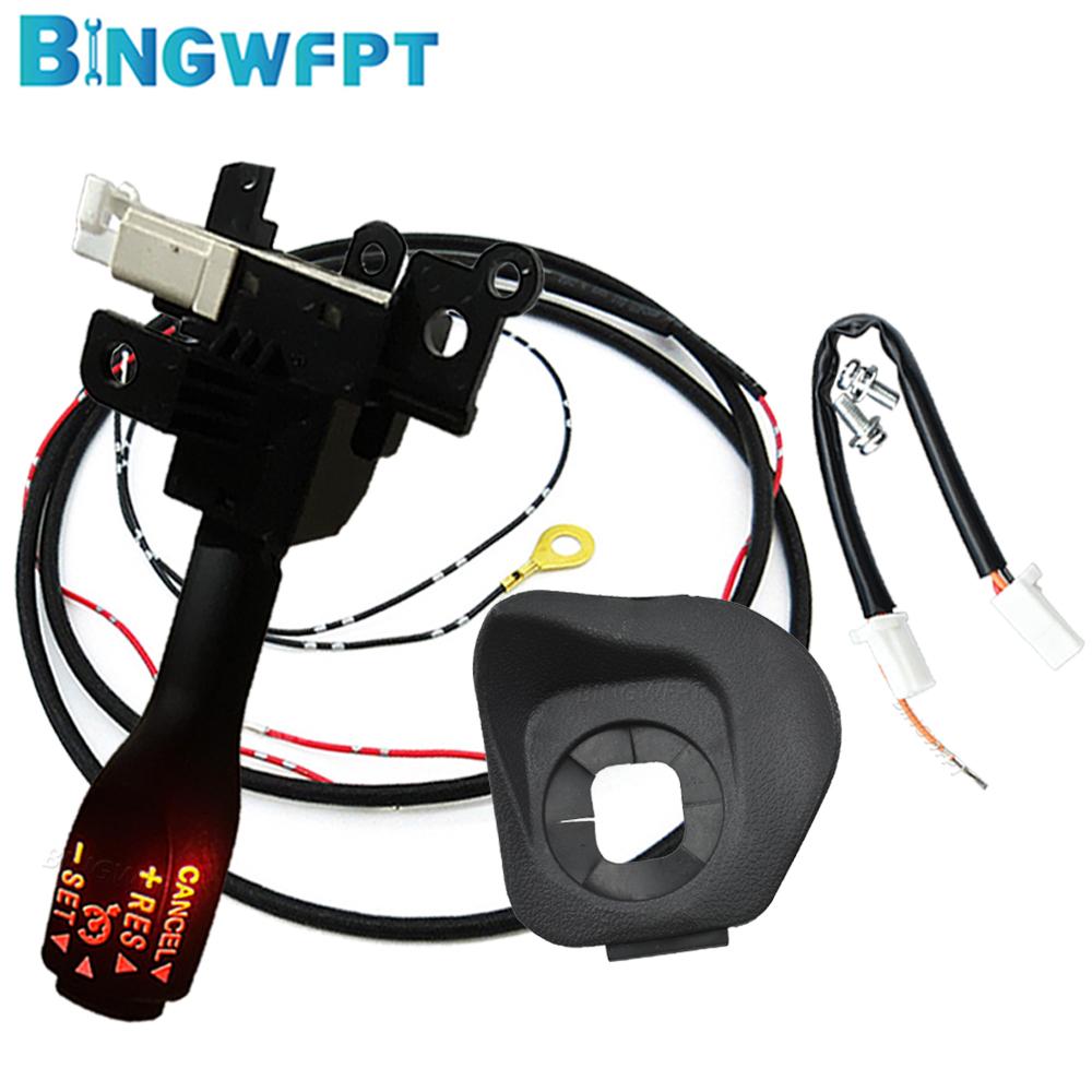 Blue And Orange Backlight 45186-30180 45186-30180-C0 84632-34017 84632-34011 For Land Cruiser 2018 2019 Cruise Control Switch 1Set-Red