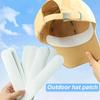 10pcs Disposable Hat Sweat Pad Anti-Dirt Patch for Summer Outdoor Travel Portable Leisure Accessory Hotel and Beach Essentials