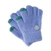 New children's children's gloves winter baby five-finger gloves boys and girls warm cartoon middle children's writing gloves winter