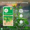 ORGANIC INDIA Tulsi Green Tea Classic 25 Tea Bags Uplifts Mood Rich Antioxidants Rama Krishna Vana