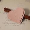10 Pcs Bible Bookmarks PU Leather Bookmarks Heart Shaped Bookmarks Creative Page Marker Reading Supplies for Teacher