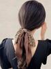 1/2/3Pcs Women's Vintage French Simple & Elegant Ponytail Bow Ribbon Hair Scrunchie, BohoScrunch Hair Ties For Daily