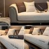 Black and White Sofa Cushion Four Seasons General Nordic Simple Non-slip Pure Cotton Sofa Cushion Cover Back Towel Sand Hair Towel