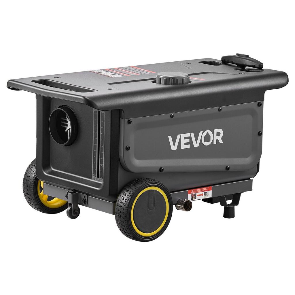 Diesel Heater, 8KW, DC 12V/24V, All In One Portable Diesel Air Heater with Bluetooth APP Control, Remote Control and LCD Screen, Trolley Design, 5 L