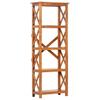 Bookshelf 60x30x160 Cm Solid Wood with Honey Colored Finish