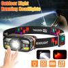 Motion Sensor LED Headlight, Rechargeable,6 Modes Portable Headlight,adjustable Lamp Head,running,camping, Barbecue,fishing,emergency Lighting