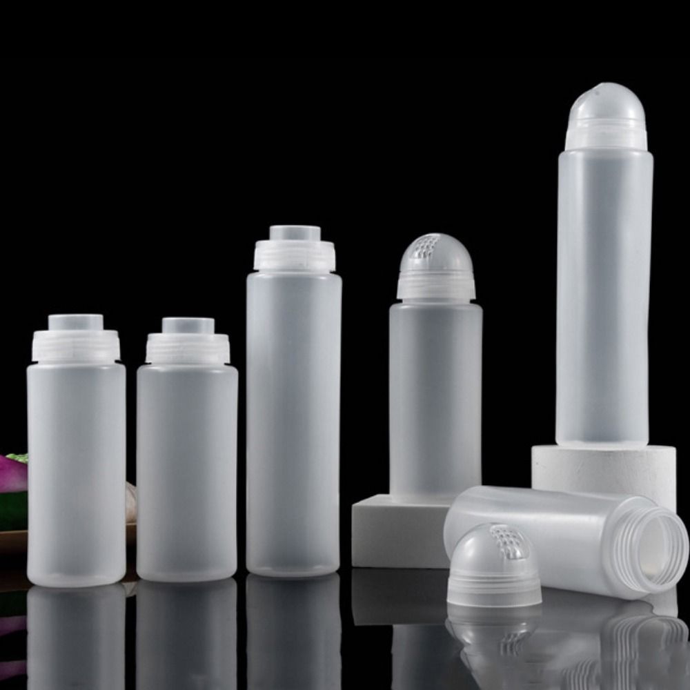 Detachable Plastic Seasoning Bottle Transparent BBQ Powder Jar Spice Bottle For Barbecue