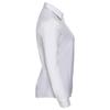 Russell Collection Womens/Ladies Classic Cotton Poplin Easy-Care Long-Sleeved Shirt