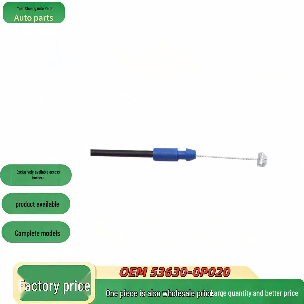 TOYOTA Reiz GRX13# / Old Vios Hood Lock Cable (Part 53630-0P020)