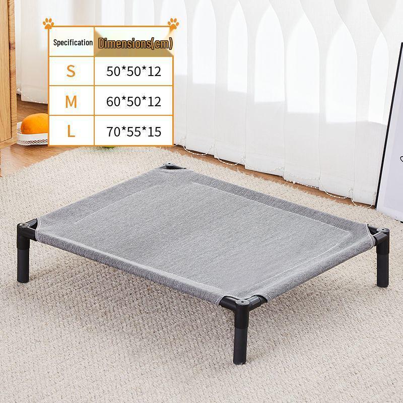 All-Season Pet Bed: Moisture-Proof, Breathable, Removable, Washable, Cool Off-the-Ground Nest for Cats and Dogs