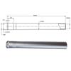 AEF5-Bicycle Front Fork Head Tube Replacement Tools Aluminum Alloy Bicycle Stright Steerer Tube Fork Tube Extension