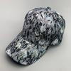 Hip Hop Kpop Flower Ladies Baseball Cap Cotton Guochao Street Reflective Versatile Sports Breathable Sun Hat