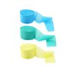 3 Roll Tear-resistant Crinkled Paper Soft Touch Practical Crepe Streamers Backdrop Decor