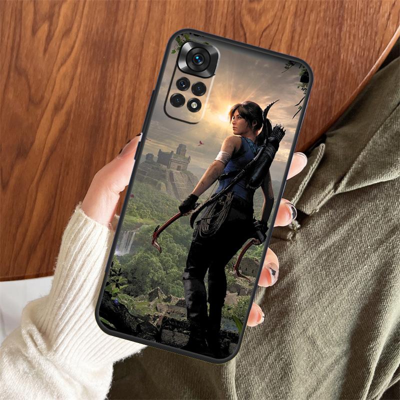

Lara Croft Tomb Raider Case For Xiaomi Redmi Note 11 10 8 9 12 Pro Note 11S 10S 9S 8T Redmi 10 10C 9A 9C 9T Coque Redmi Note 12 Pro 4G