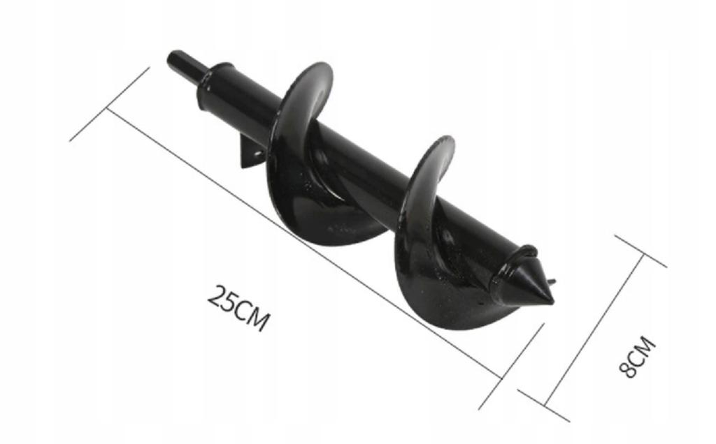 Auger Garden Drill For Earth Planting Drill Screwdriver 8X25 German