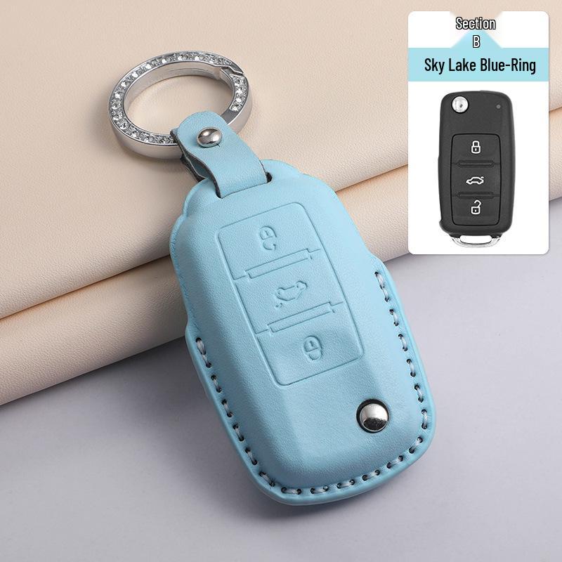 

Volkswagen Key Case - Compatible with Lavida, Sagitar, Tharu, T-Roc, Polo, Tayron, Tiguan, Bora, CC - Green