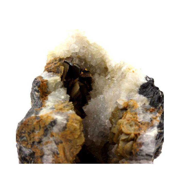 Chalcopyrite, Quartz, Sidérite 721.1 carats