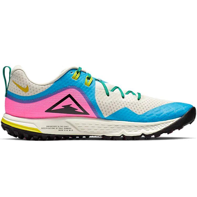Nike Air Zoom Wildhorse 5 Light Orewood Brown Men Sneakers Tan Black-Blue-Fury AQ2222-100