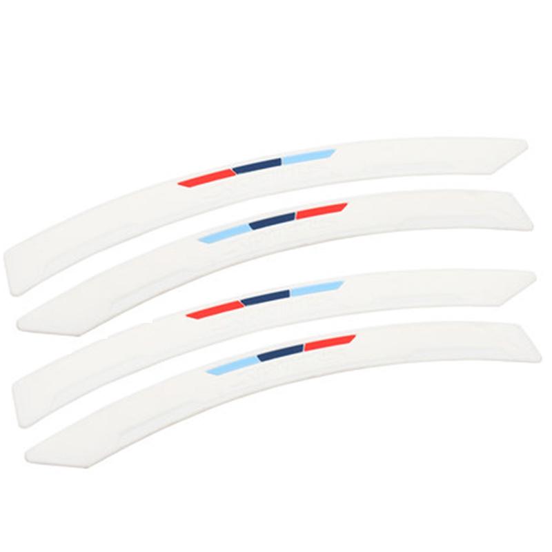 40X3.8CM felga samochodowa ochraniacz brwi nadkole listwy gumowe naklejki pasek dekoracyjny osłona zderzaka