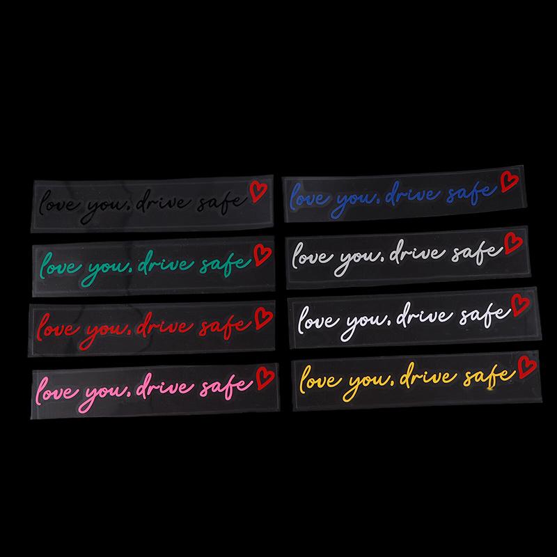 Love You Drive Safe Car Mirror Stickers Affectionate Reminder Heartfelt Safety Reminder For Women Drivers Car Interior Sticker