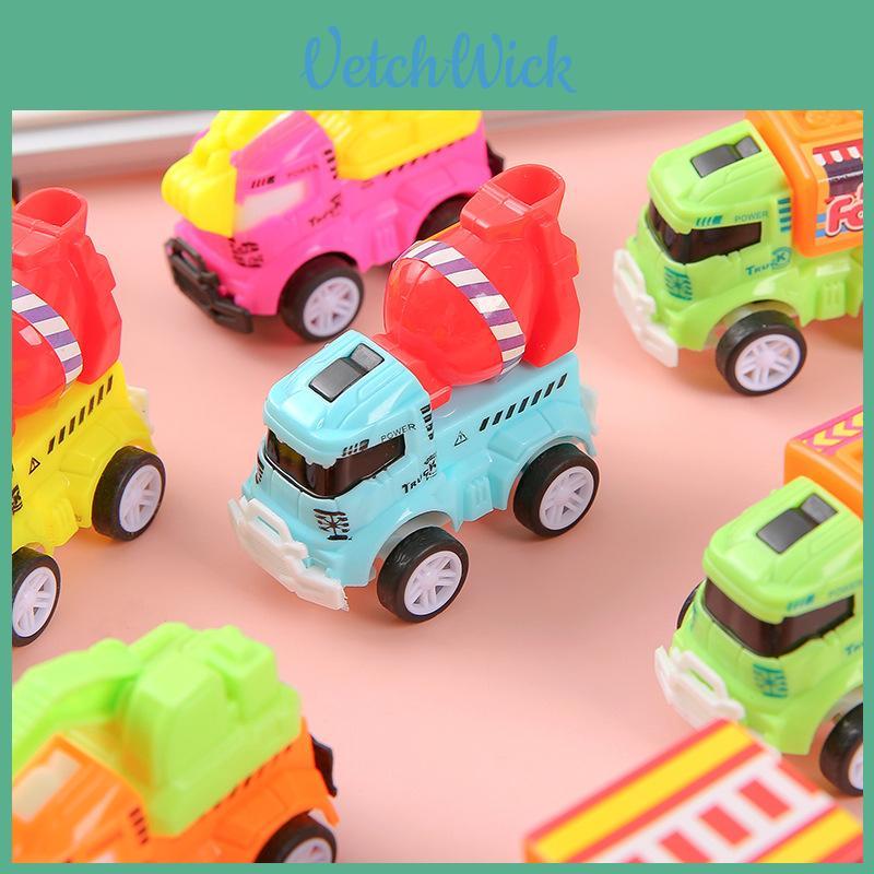 Simulation Mini Inertia Color Engineering Vehicle Children Toy For Early Development