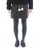 Ames Worldwide Knit Mini Skirt Charcoal