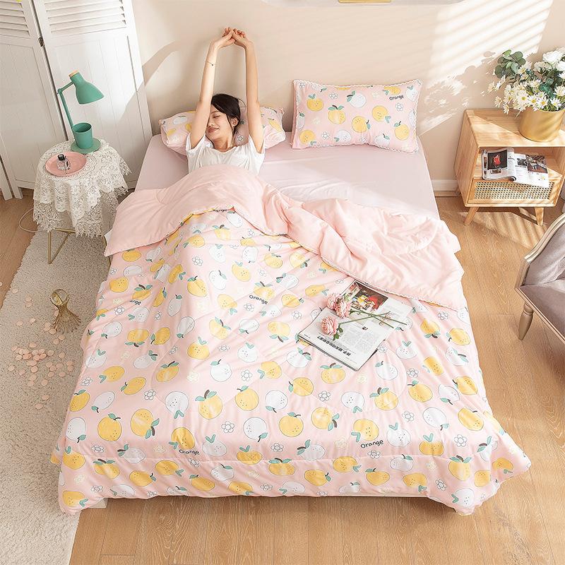 Милое тонкое одеяло с цветочным принтом высокого качества — фото 13